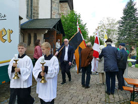 Feierlicher Gründungsgottesdienst der Pfarrei St. Heimerad (Foto: Karl-Franz Thiede)